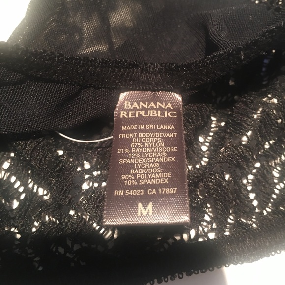 NWT Banana Republic 3 piece lace cami set,black - Picture 13 of 16